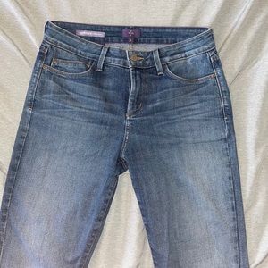 NYDJ Marilyn Straight Blue Jeans, Sz 4